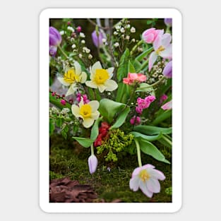 Floral arrangement in closeup Sticker